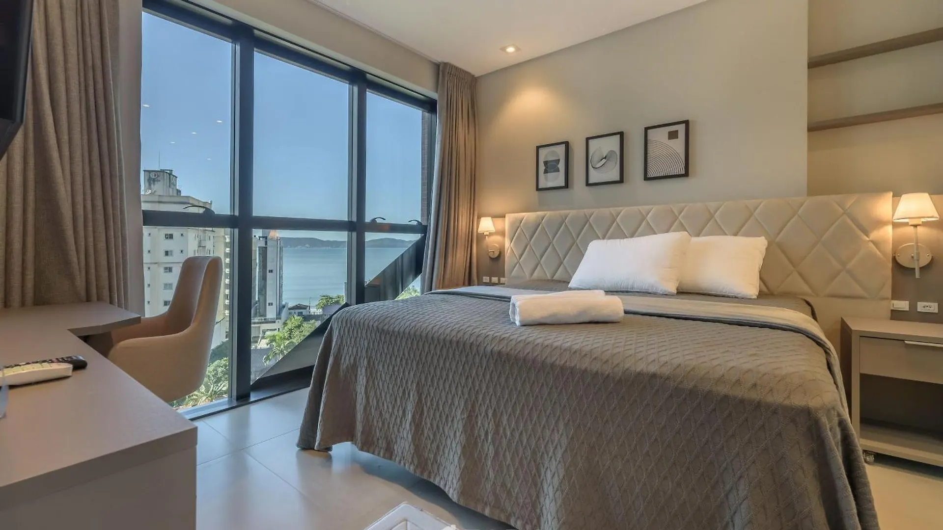 Mhfbs - Edificio Moderno C/ Piscina Vista Mar Em Itapema Apartamento